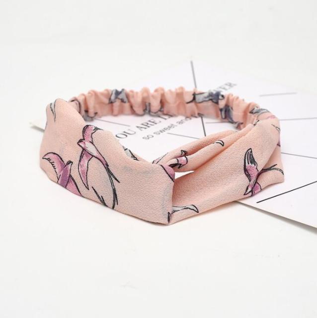 Bohemian Hair Bands Print Headbands Vintage Cross Turban Bandage - KiwisLove