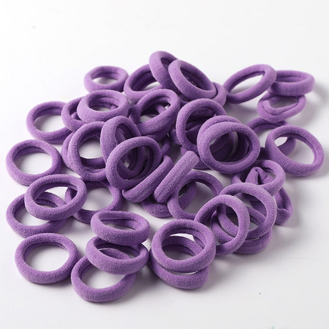 50PCS  Ring Elastic Hair Bands - KiwisLove