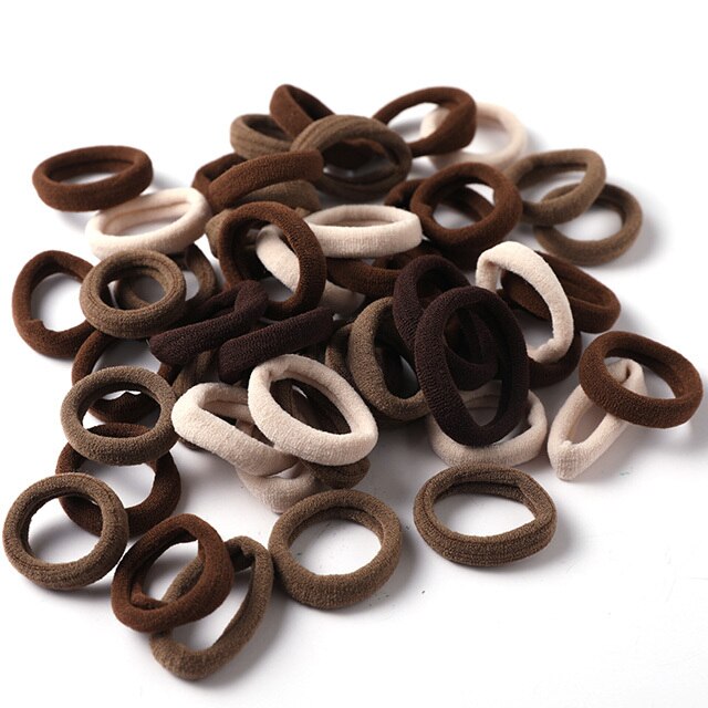 50PCS  Ring Elastic Hair Bands - KiwisLove