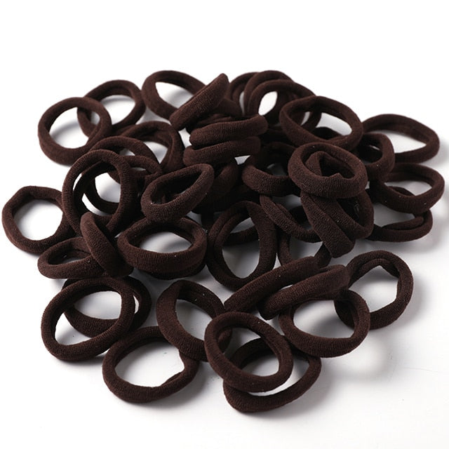 50PCS  Ring Elastic Hair Bands - KiwisLove