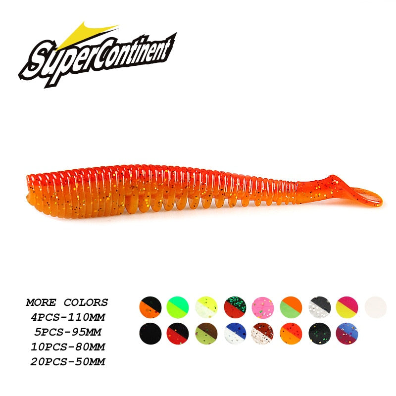 Fishing Lures soft lure Artificial bait Predator Tackle for pike and Pike - KiwisLove