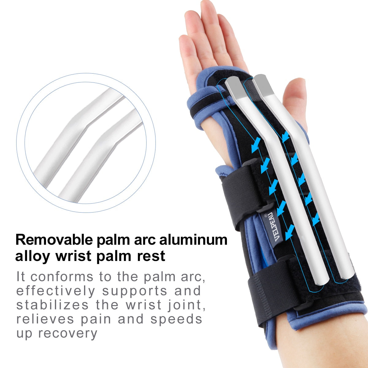 VELPEAU Professional Wrist Protector for Wrist Sprain Arthritis Fracture Bone - KiwisLove