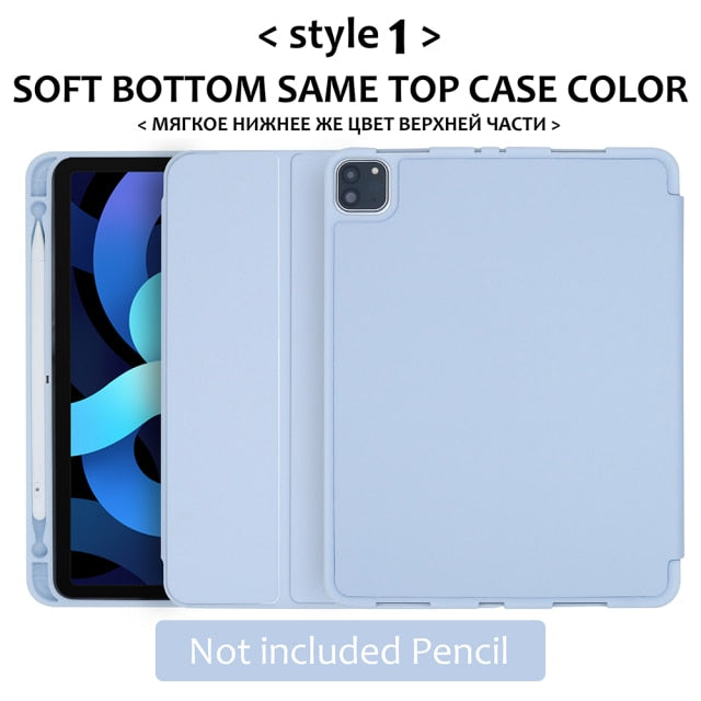iPad Mini 5 silicone case with pencil holder - KiwisLove