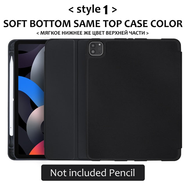 2021 Pro 12.9 5th silicone case with pencil holder - KiwisLove