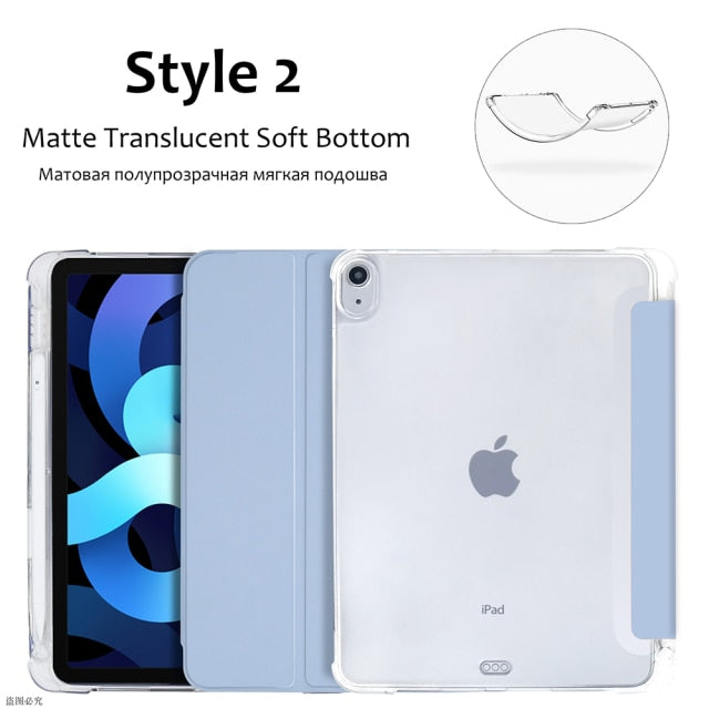 2021 Pro 12.9 5th silicone case with pencil holder - KiwisLove