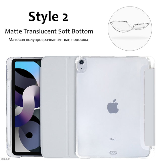 2021 Pro 12.9 5th silicone case with pencil holder - KiwisLove