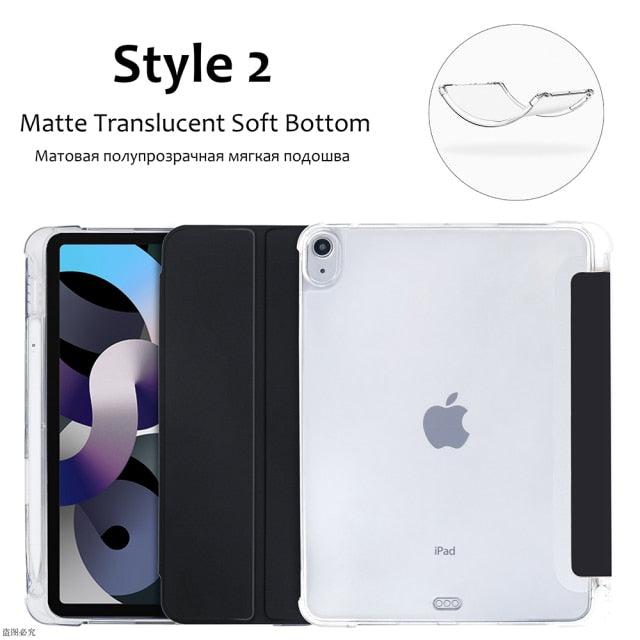 2020 Pro 12.9 4th silicone case with pencil holder - KiwisLove