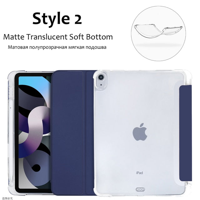 2021 Pro 12.9 5th silicone case with pencil holder - KiwisLove