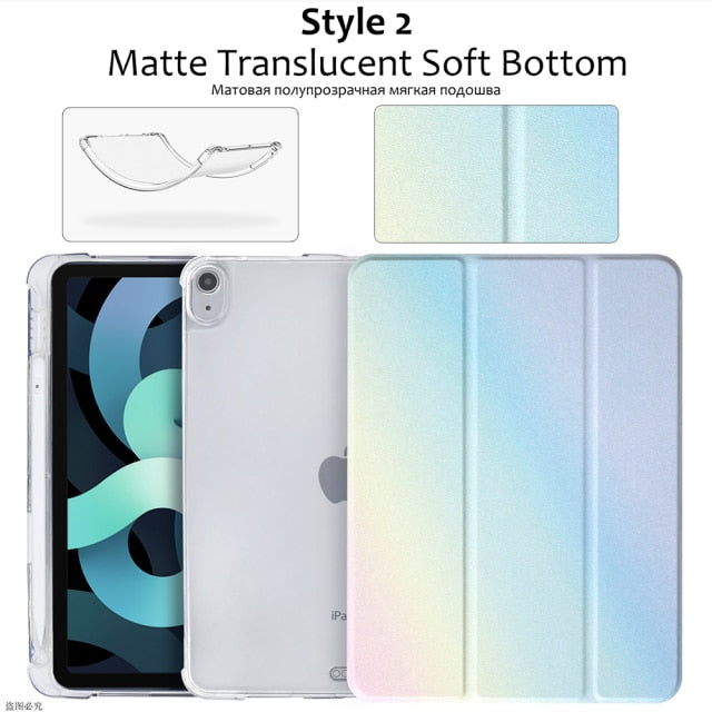 2021 Pro 12.9 5th silicone case with pencil holder - KiwisLove