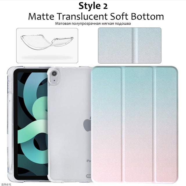 2021 Pro 12.9 5th silicone case with pencil holder - KiwisLove