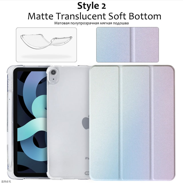 2020 Pro 12.9 4th silicone case with pencil holder - KiwisLove