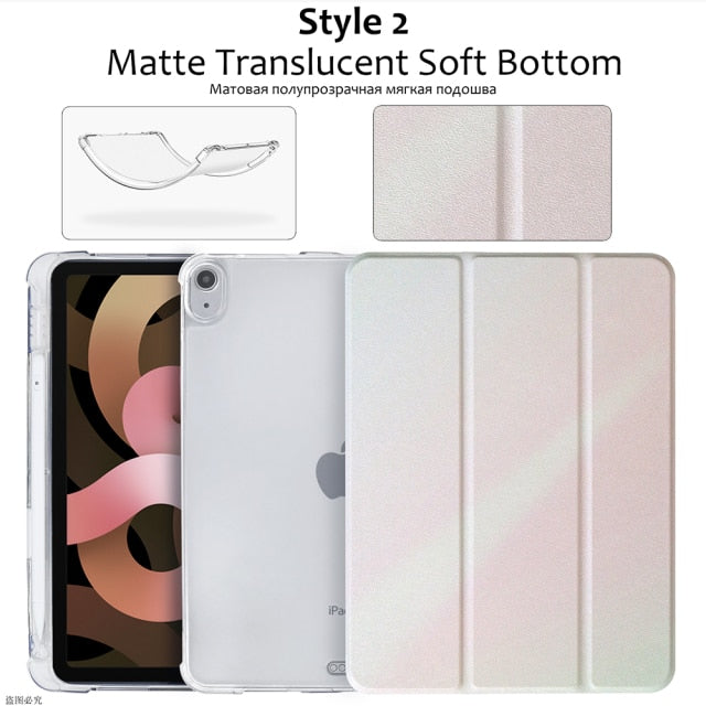 2021 Pro 12.9 5th silicone case with pencil holder - KiwisLove