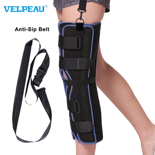 Tri-Panel Knee Immobilizer Brace Immobilizer Knee Splint Comfort Rigid Support - KiwisLove