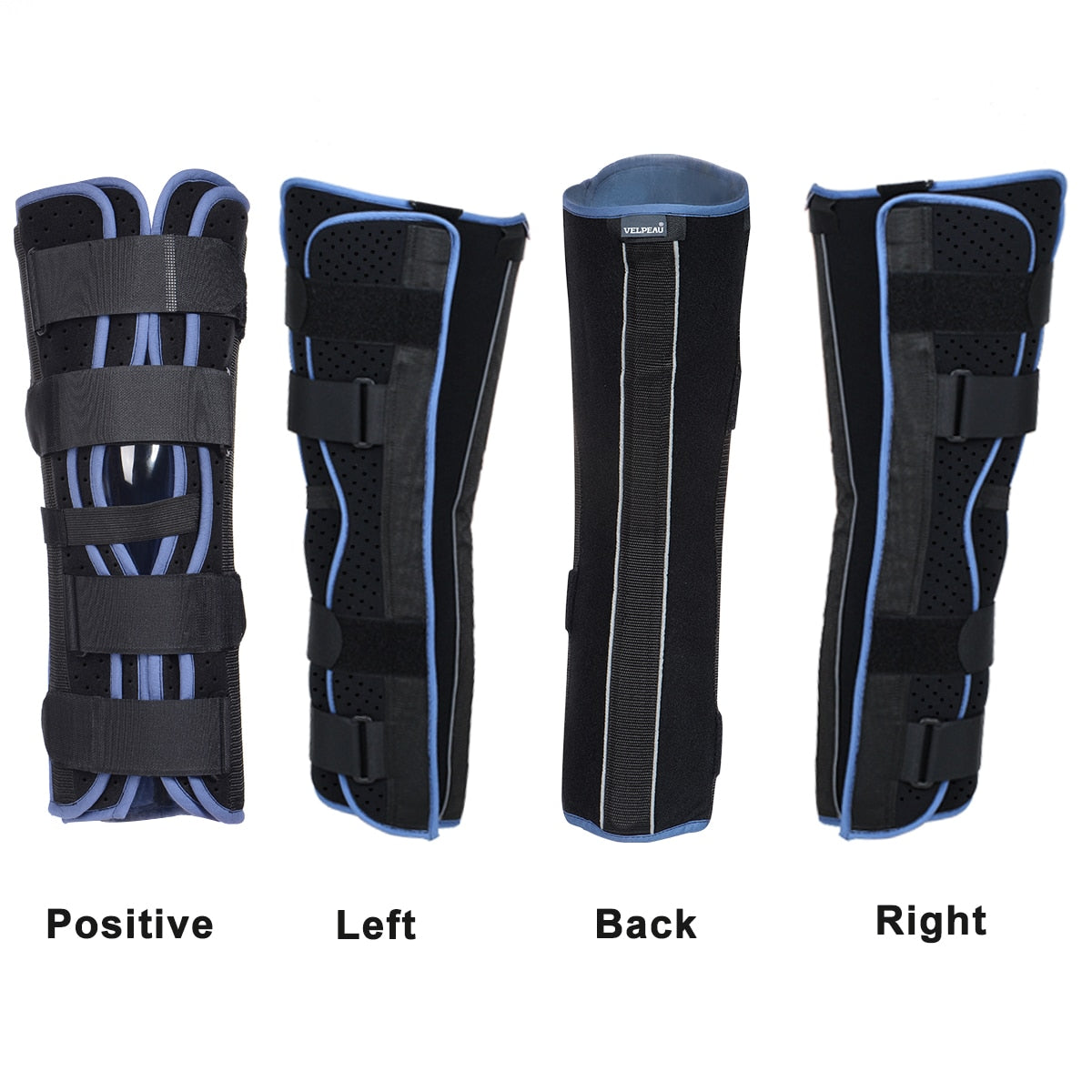 Tri-Panel Knee Immobilizer Brace Immobilizer Knee Splint Comfort Rigid Support - KiwisLove
