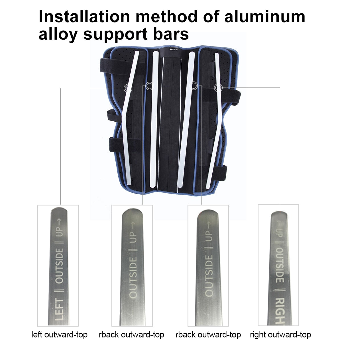 Tri-Panel Knee Immobilizer Brace Immobilizer Knee Splint Comfort Rigid Support - KiwisLove