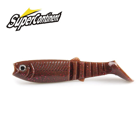 NEW cannibal baits 3D color bicolor smell  96mm/80mm/62mm  T Tail - KiwisLove