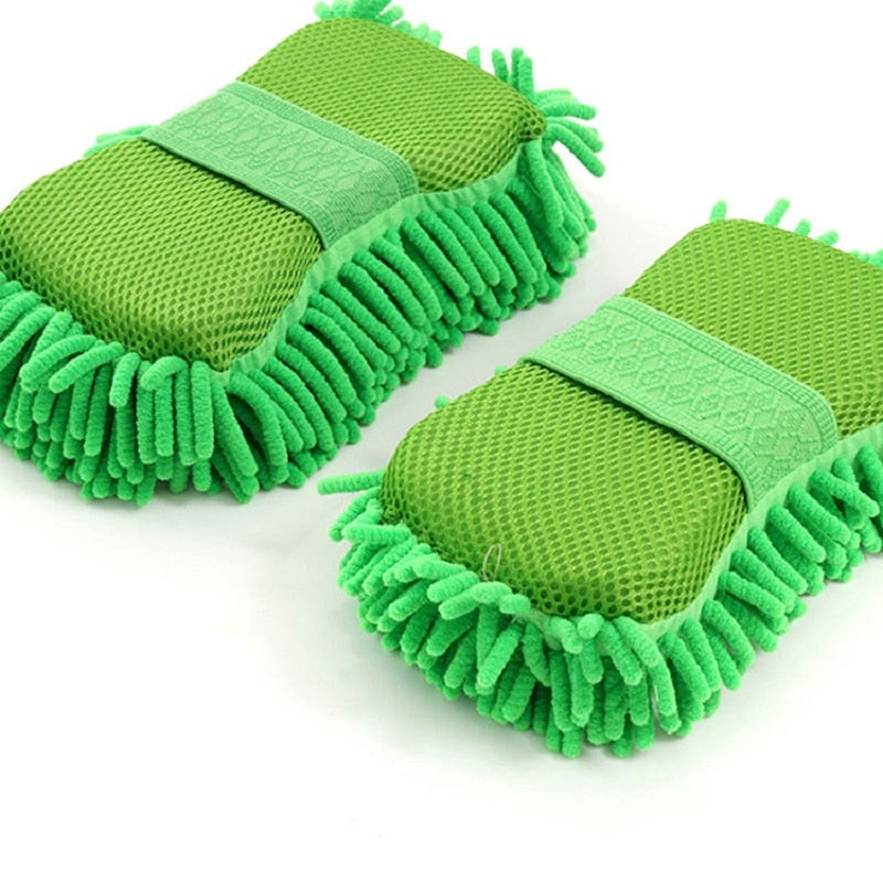 Car wash gloves car cleaning sponge Car Window Cleaning Ultrafine Fiber - KiwisLove