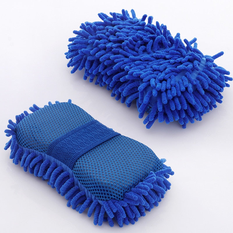 Car wash gloves car cleaning sponge Car Window Cleaning Ultrafine Fiber - KiwisLove