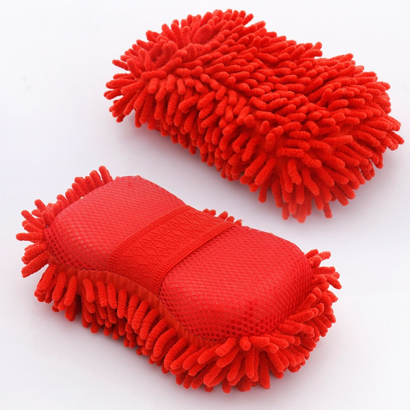 Car wash gloves car cleaning sponge Car Window Cleaning Ultrafine Fiber - KiwisLove
