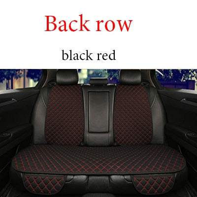 Flax Car Seat Cover Four Seasons Front Rear Auto Accesorios Coche Interior Details Universal Size Auto Goods Car Seat Protector - KiwisLove