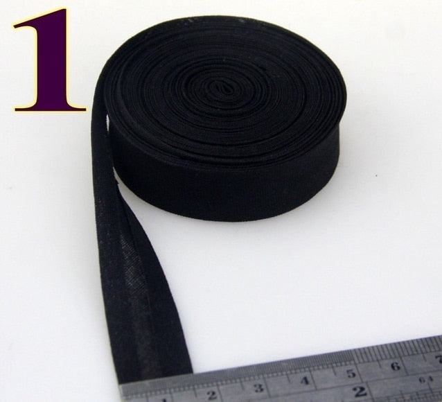 15mm (5/8")Width Back Side Ironed Single Folded Cotton Bias Binding Tape For Garment Cushion Table Quilt Craft Diy Accessories - KiwisLove