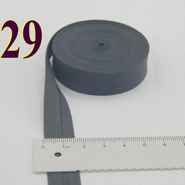 15mm (5/8")Width Back Side Ironed Single Folded Cotton Bias Binding Tape For Garment Cushion Table Quilt Craft Diy Accessories - KiwisLove