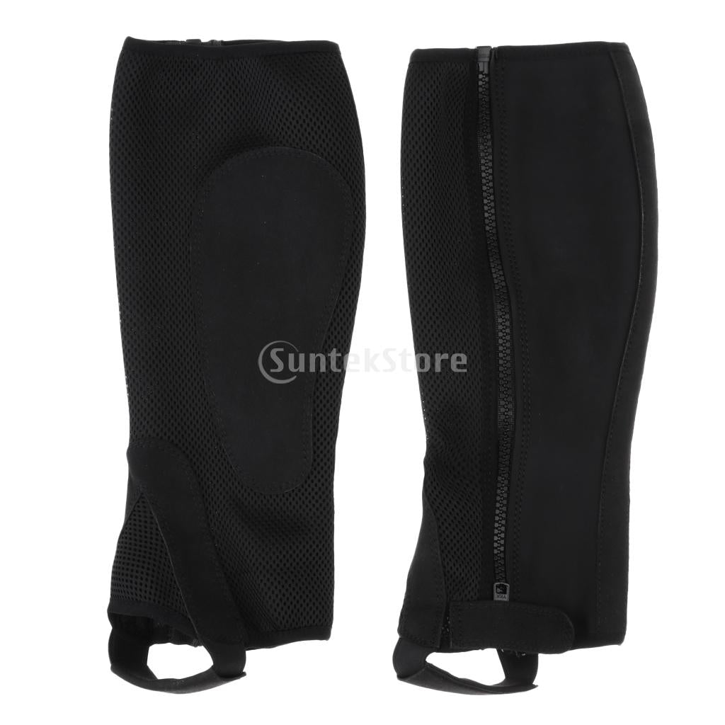 Equestrian Gaiters Half Chaps Horse Riding Boots Cover Leg Guard Gear - KiwisLove
