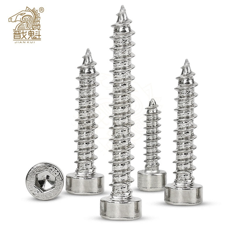 Hex Hexagon Socket Cap Head Self Tapping Screw 8.8 Grade - KiwisLove