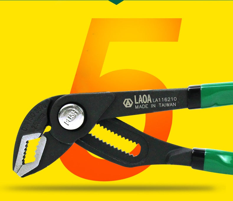 LAOA Fast Water Pump Pliers Pipe Wrench Plumbing Combination Pliers Universal Wrench Grip Pipe Wrench Plumber - KiwisLove
