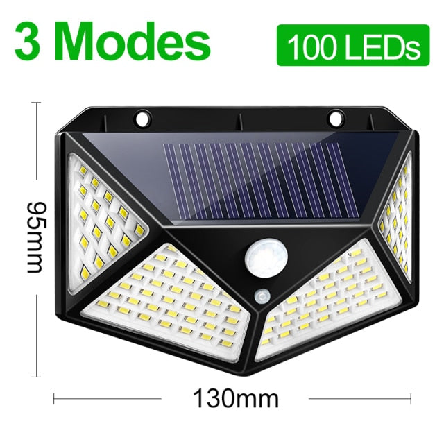 LED Solar Light Outdoor  Lamp Waterproof PIR Motion Sensor  Garden Decoration - KiwisLove