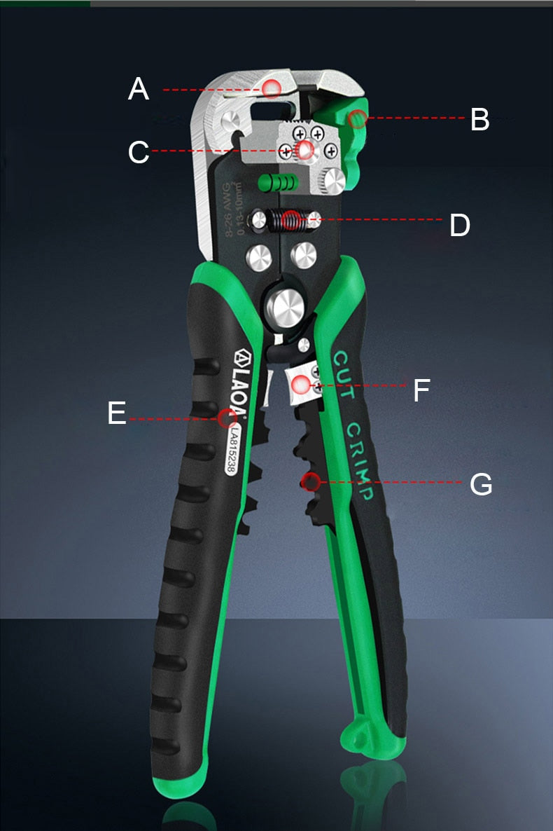 LAOA Automatic Wire Stripping Professional Electrical Wire Stripper High Quality - KiwisLove