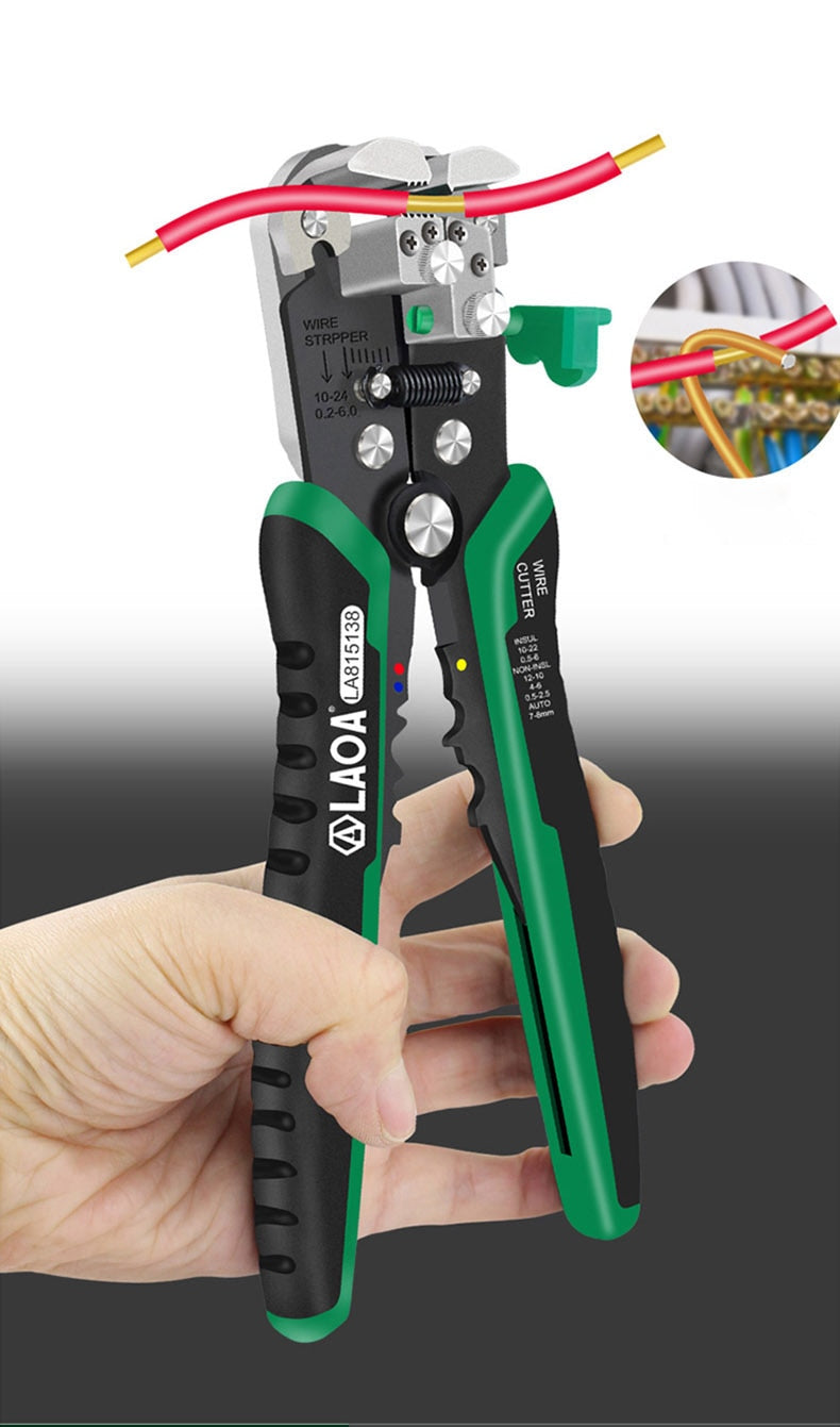 LAOA Automatic Wire Stripping Professional Electrical Wire Stripper High Quality - KiwisLove