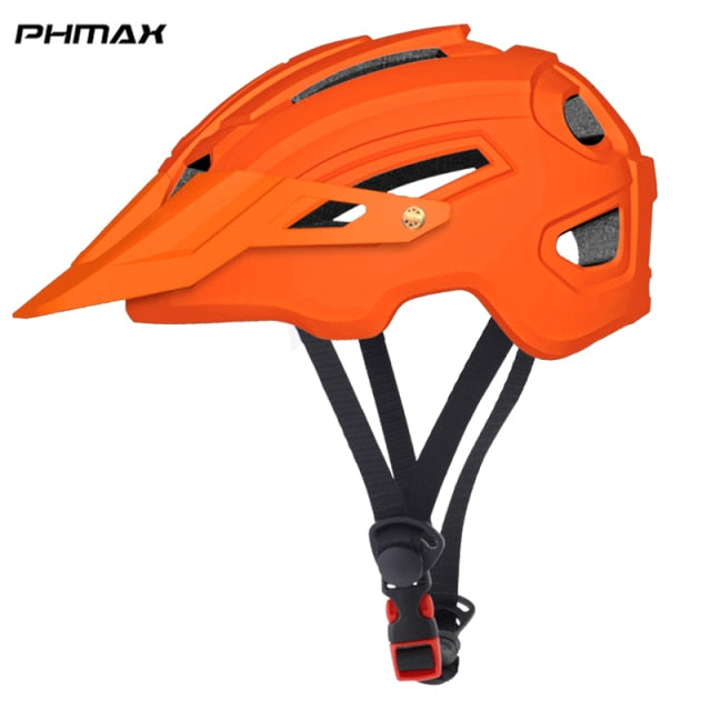 PHMAX Bicycle Helmet MTB Road Bike Cycling Helmet Ultralight EPS+PC Cover 2021 Integrally-mold Cycling Helmet Cycling Safety Cap - KiwisLove