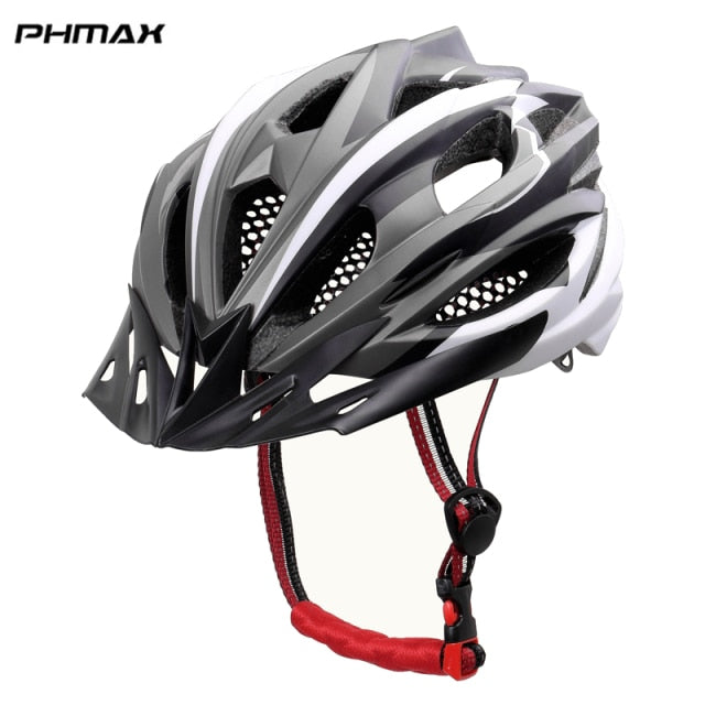 PHMAX Bicycle Helmet MTB Road Bike Cycling Helmet Ultralight EPS+PC Cover 2021 Integrally-mold Cycling Helmet Cycling Safety Cap - KiwisLove