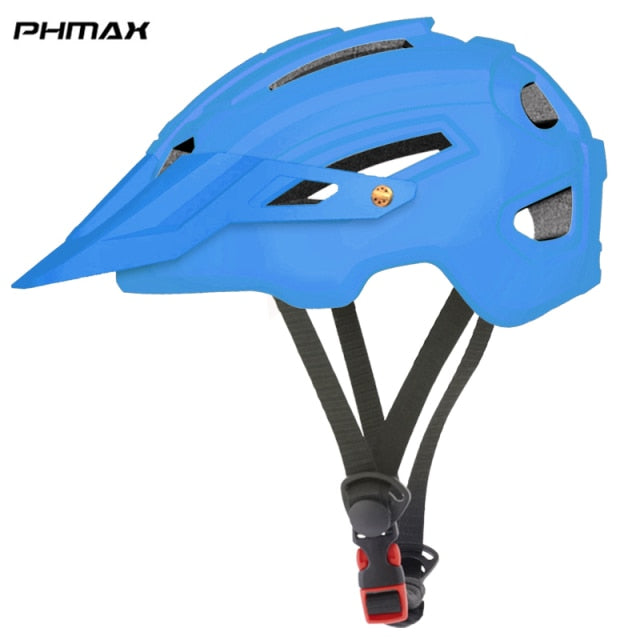 PHMAX Bicycle Helmet MTB Road Bike Cycling Helmet Ultralight EPS+PC Cover 2021 Integrally-mold Cycling Helmet Cycling Safety Cap - KiwisLove