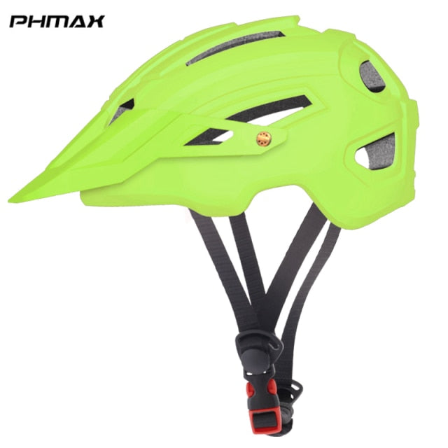 PHMAX Bicycle Helmet MTB Road Bike Cycling Helmet Ultralight EPS+PC Cover 2021 Integrally-mold Cycling Helmet Cycling Safety Cap - KiwisLove