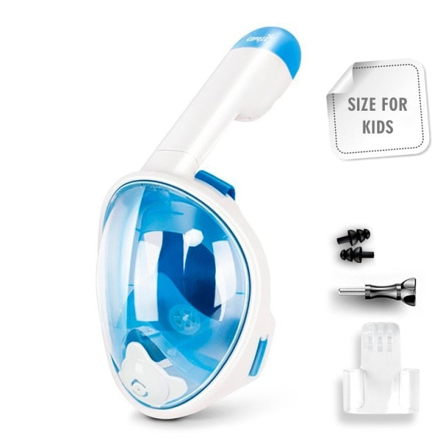 COPOZZ Scuba Underwater Diving Mask Anti Fog Snorkel Mask Breathing - KiwisLove
