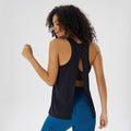 All Tied Up Women Yoga Top Tank Top Women Loose Shirt Workout Tops Workout - KiwisLove
