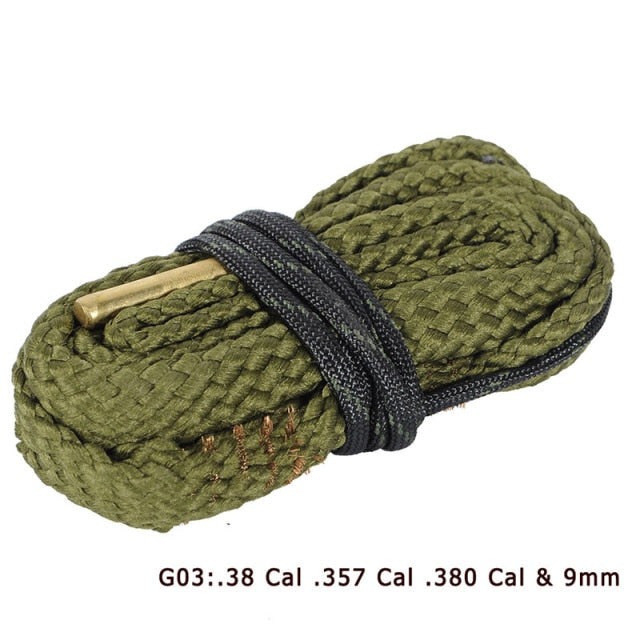 Hunting Gun Accessories Bore Cleaner .22 Cal.223 Cal.38 Cal& 5.56mm 7.62mm 12GA Rifle Cleaning Tool Rifle Barrel Calibre Rope - KiwisLove
