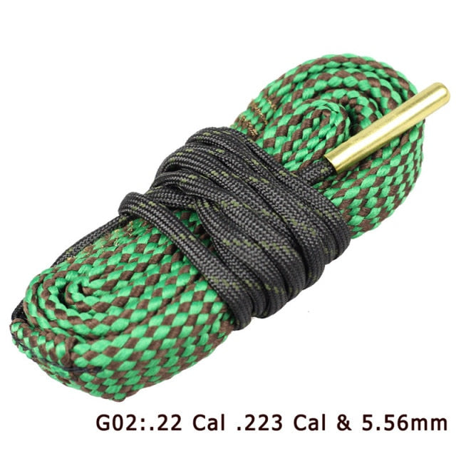 Hunting Gun Accessories Bore Cleaner .22 Cal.223 Cal.38 Cal& 5.56mm 7.62mm 12GA Rifle Cleaning Tool Rifle Barrel Calibre Rope - KiwisLove
