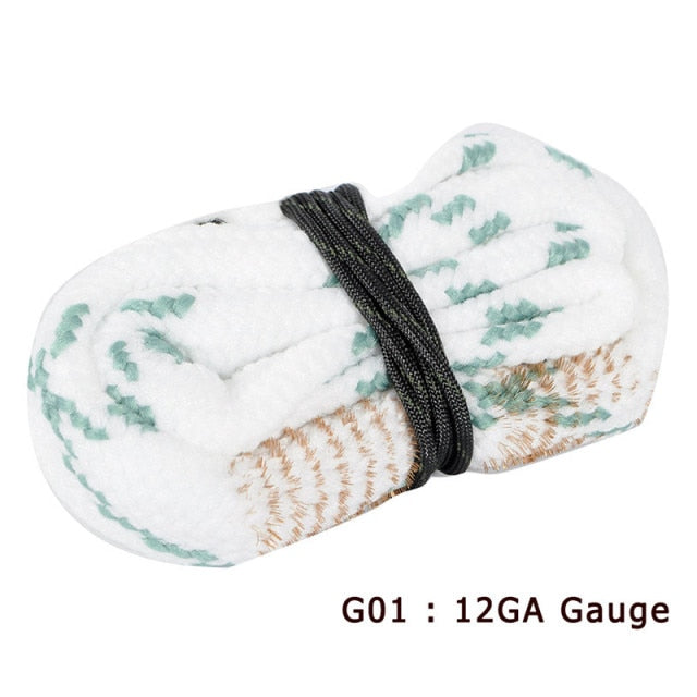 Hunting Gun Accessories Bore Cleaner .22 Cal.223 Cal.38 Cal& 5.56mm 7.62mm 12GA Rifle Cleaning Tool Rifle Barrel Calibre Rope - KiwisLove