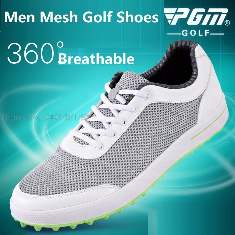 Pgm Golf Shoes Men Breathable Ultra-Light Mesh Sneakers - KiwisLove