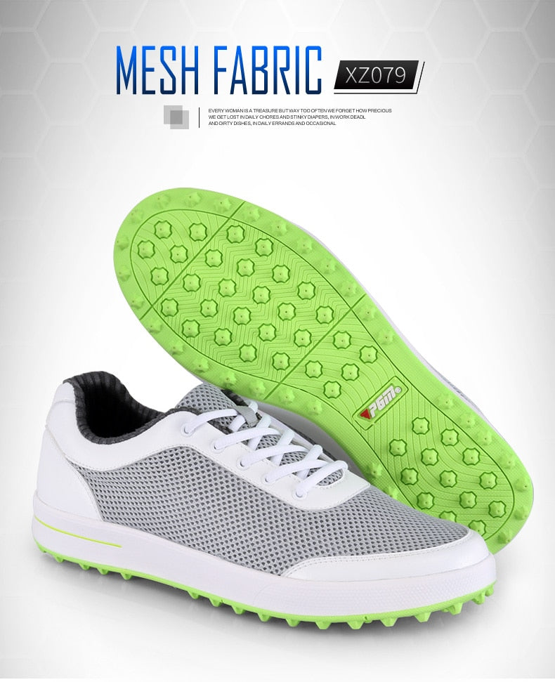 Pgm Golf Shoes Men Breathable Ultra-Light Mesh Sneakers - KiwisLove