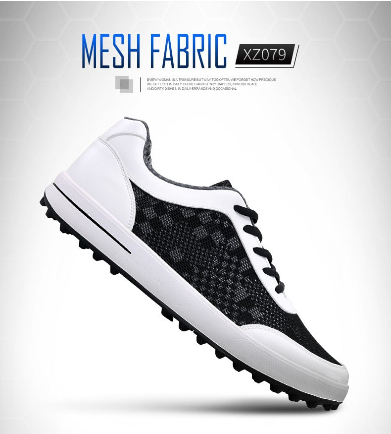 Pgm Golf Shoes Men Breathable Ultra-Light Mesh Sneakers - KiwisLove