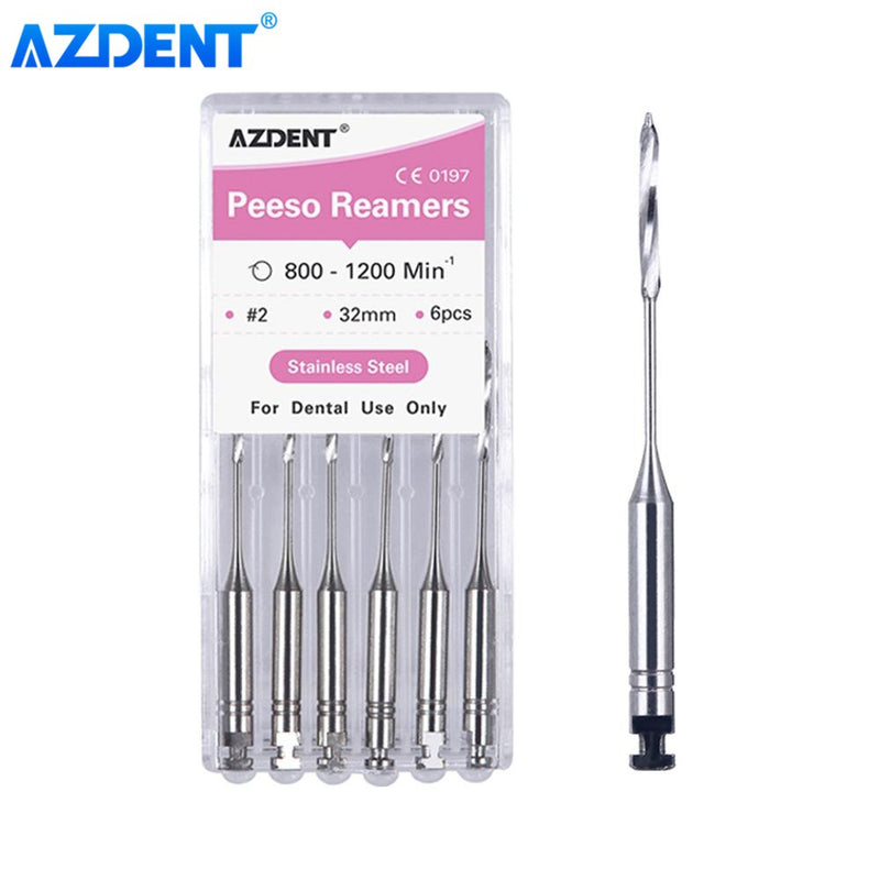 AZDENT Dental Endodontic Drill Gates Glidden Peeso Reamers - KiwisLove