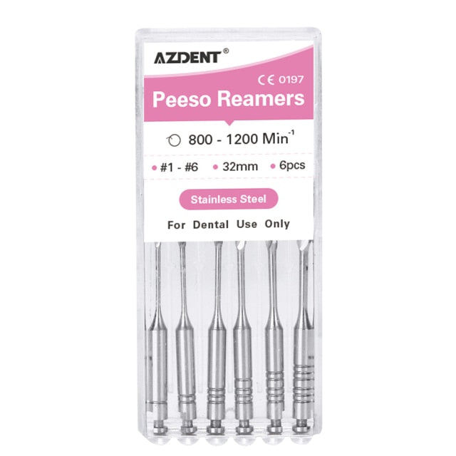 AZDENT Dental Endodontic Drill Gates Glidden Peeso Reamers - KiwisLove