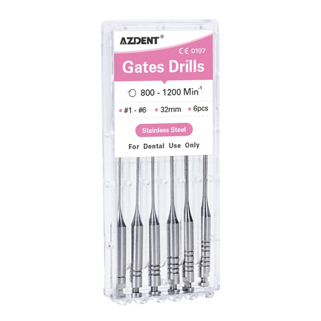 AZDENT Dental Endodontic Drill Gates Glidden Peeso Reamers - KiwisLove