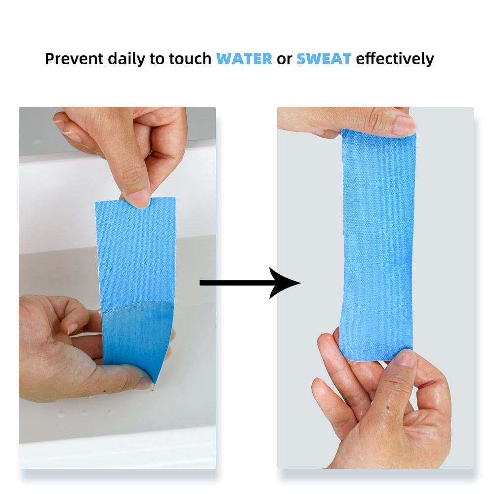 5 Size Kindmax 100% Cotton Elastic Kinesiology Tape Sport Physiotherapy Recovery Bandage for Running Knee Muscle Protector - KiwisLove
