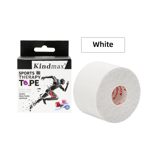 5 Size Kindmax 100% Cotton Elastic Kinesiology Tape Sport Physiotherapy Recovery Bandage for Running Knee Muscle Protector - KiwisLove