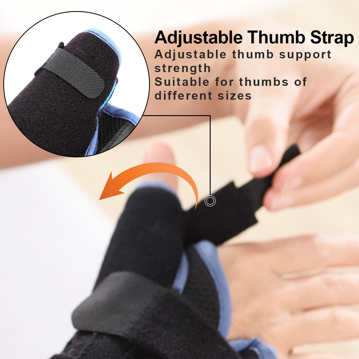 VELPEAU Thumb Wrist Brace Professional Protector for Sprained Wrist Tenosynovitis Arthritis - KiwisLove